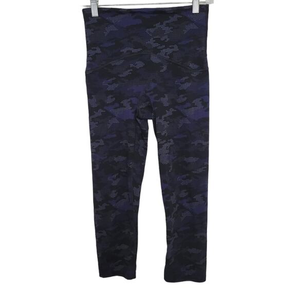 Spanx Black Look At Me Now Camo Leggings Women's Size Small S - Picture 2 of 8